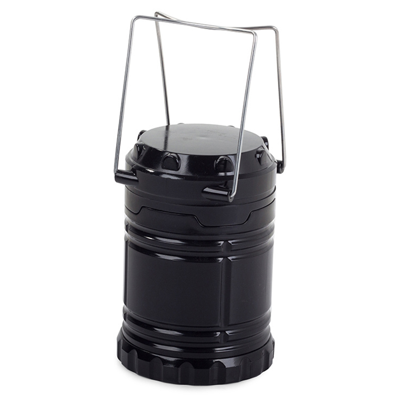 Kempingová lampa skladacia 1W čierna