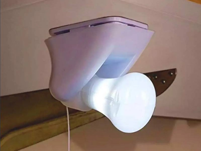 Prenosná nástenná LED lampa 0,2W na batérie