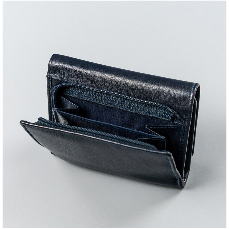 Cavaldi - Peňaženka dámska kožená RD-17-GCL-6306 Navy