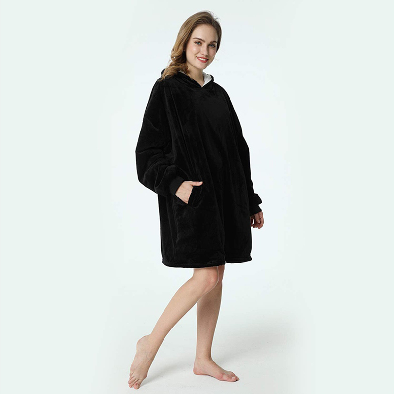 Teplá bunda XXL Oversize unisex čierna