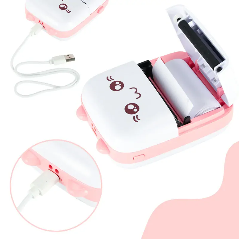 Mini termo tlačiareň USB + 2 valčeky