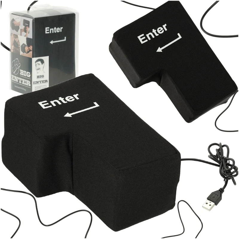 Antistresové USB maxi tlačidlo Enter
