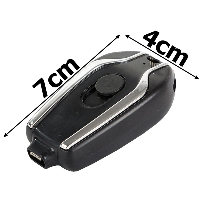 Mini powerbanka na kľúče 1500 mAh so vstavaným Lightning konektorom pre iPhone