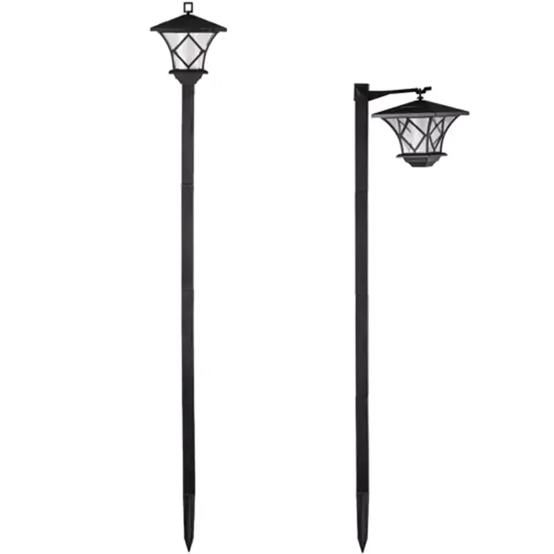 Solárna záhradná LED lampa lampáš 57-155cm
