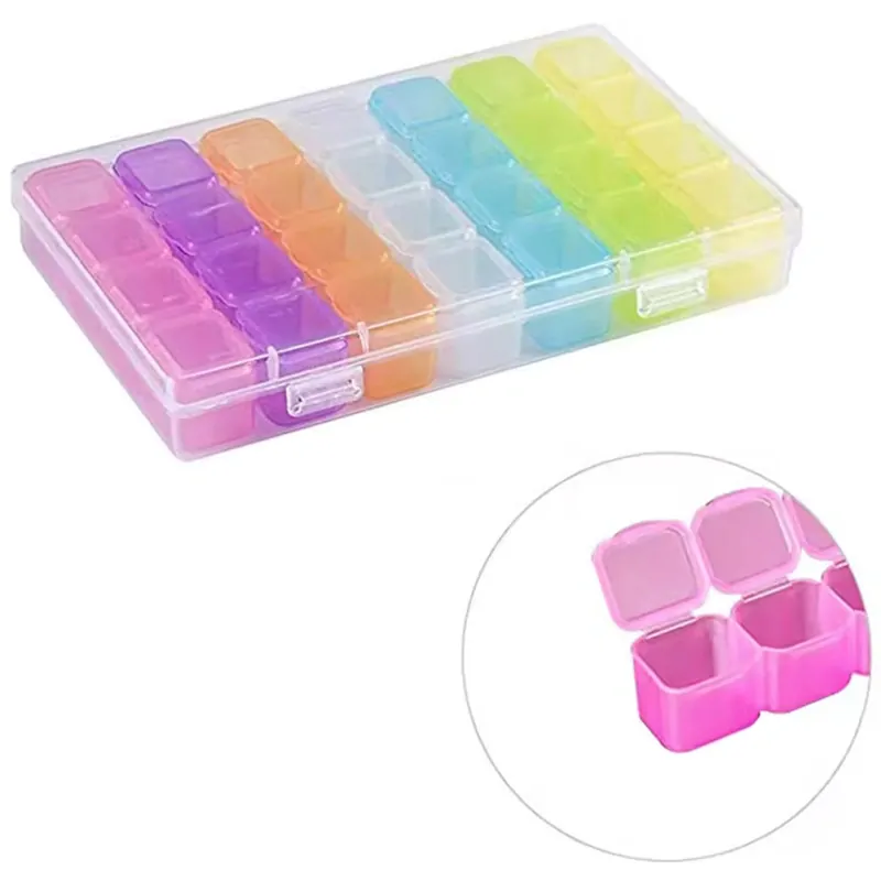 Organizér na kryštáliky pre diamantové vyšívanie 17x11cm