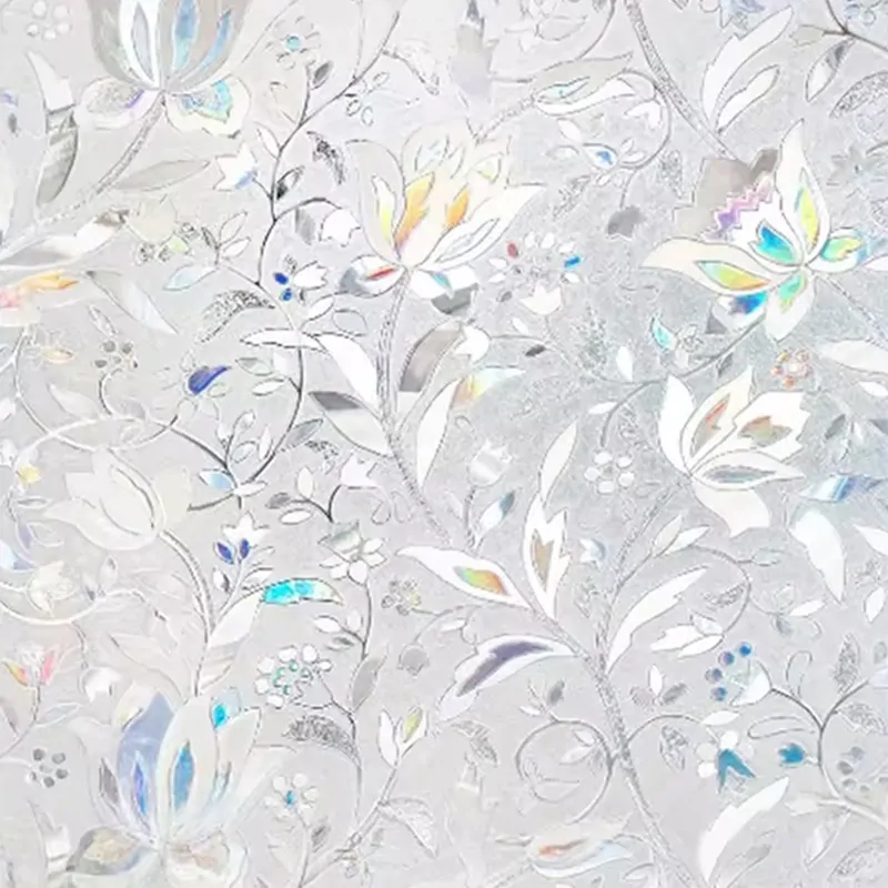 Dekoratívna lepiaca fólia na okno Kvety 200x45cm