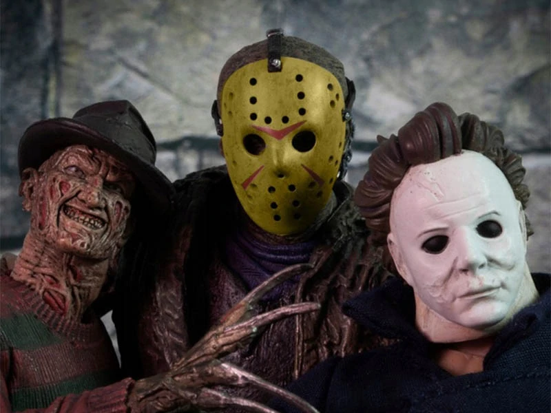 Halloweenska maska Justin Piatok 13.