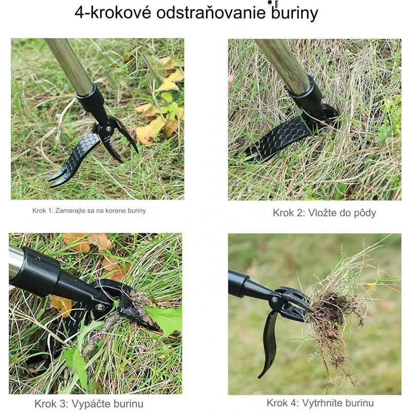 Záhradnícky vytrhávač buriny