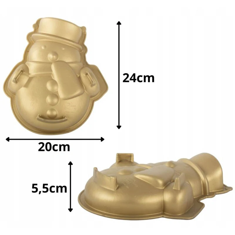 Silikónová forma na pečenie Snehuliak 24cm
