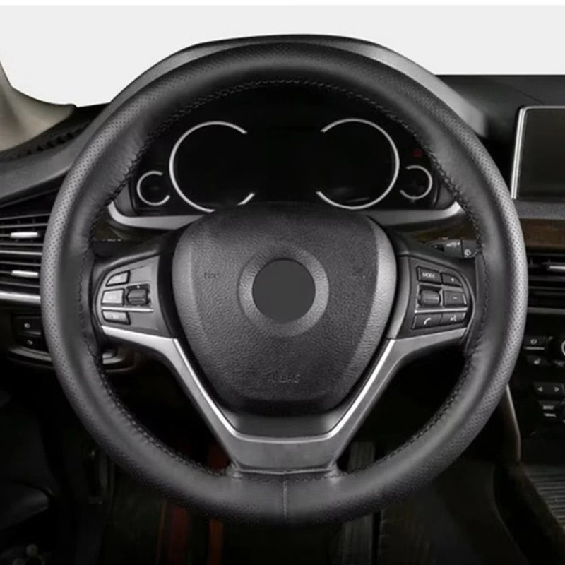 Poťah na volant na ručné prešívanie čierny