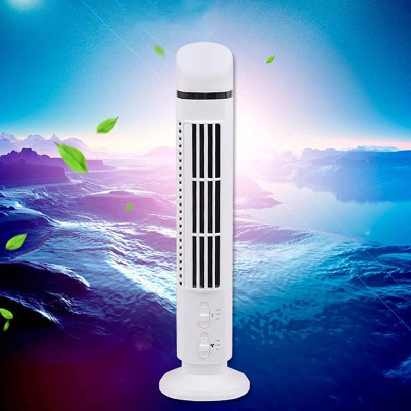 USB prenosný mini ventilátor bezlopatkový s LED svetlom