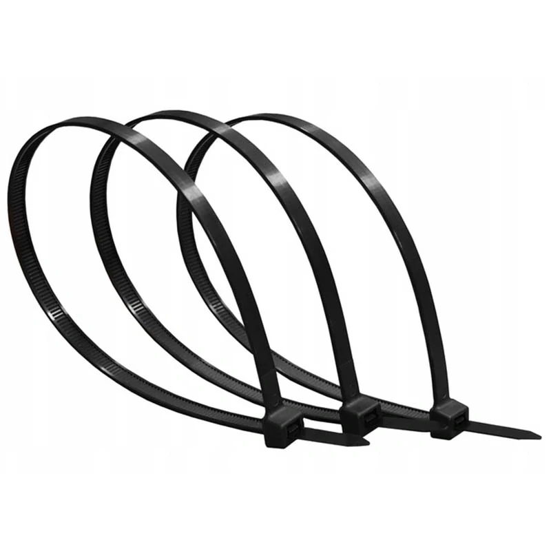 Sťahovacie pásky čierne 100ks - 100mm x 1,9mm