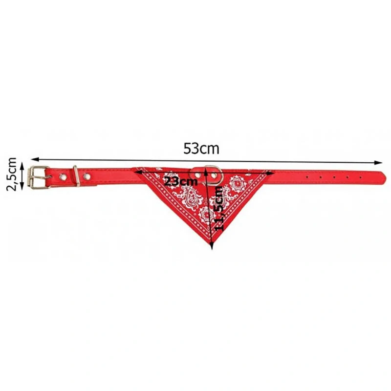 Obojok pre psa, mačku so šatkou 35-44cm
