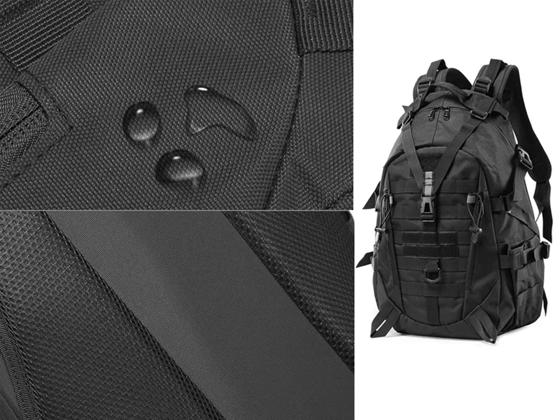 Taktický vojenský batoh 30L čierny