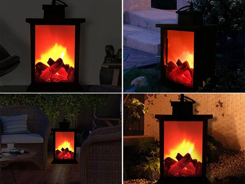 Lampáš LED s umelým plameňom 22cm