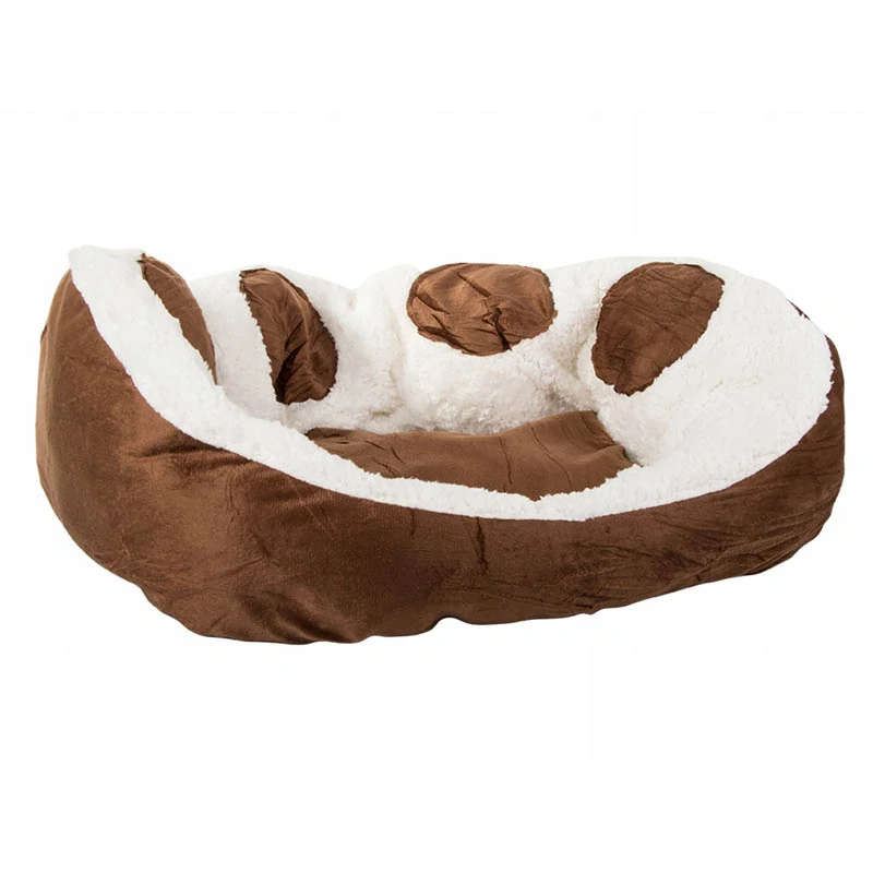 Plyšový pelech pre zviera 60cm hnedý