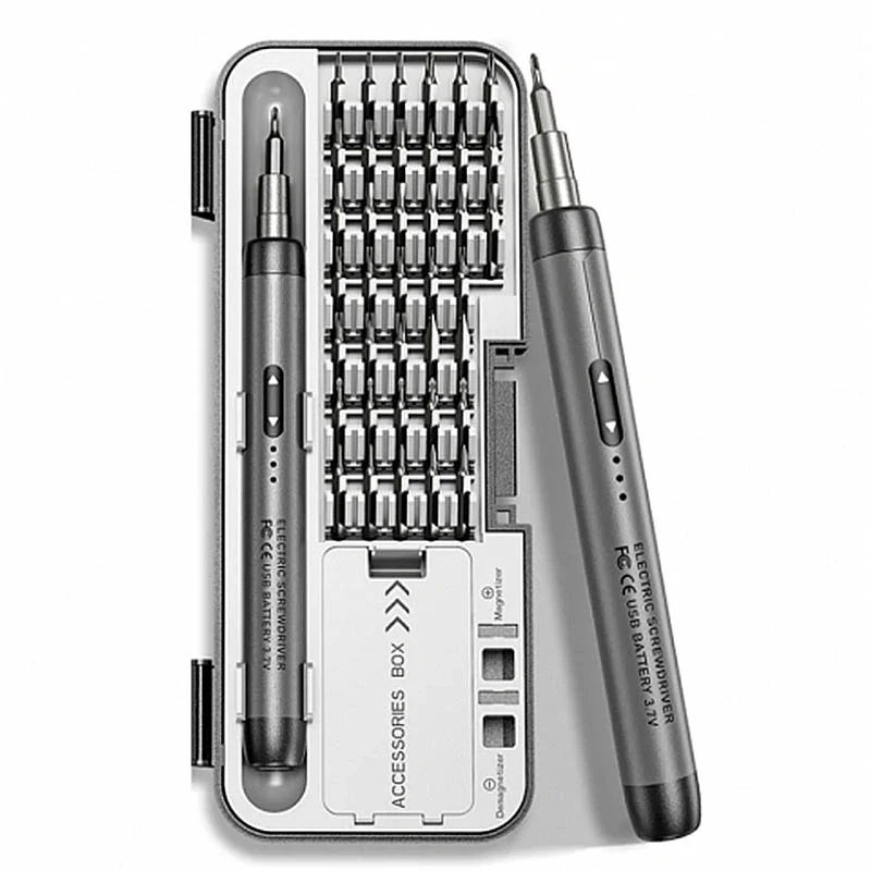 Elektrický presný skrutkovač s 38 nadstavcami a nabíjaním cez USB-C