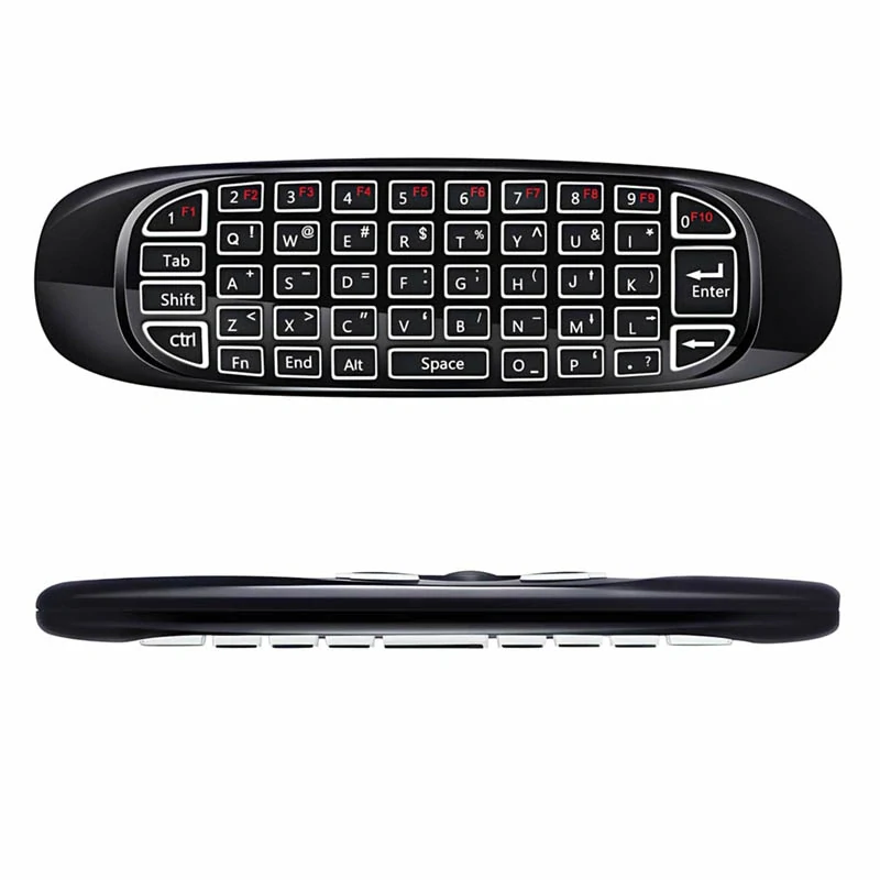 Univerzálny diaľkový ovládač s klávesnicou a funkciou Air Mouse