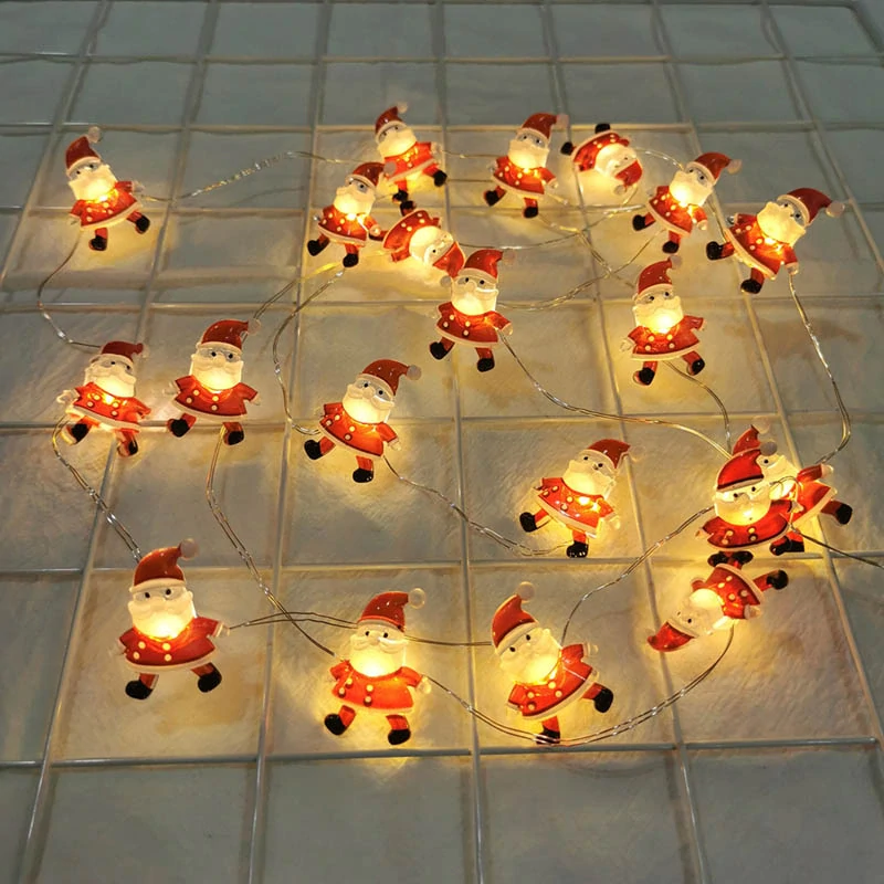 Vianočné LED svetielka Mikuláš 20 ks
