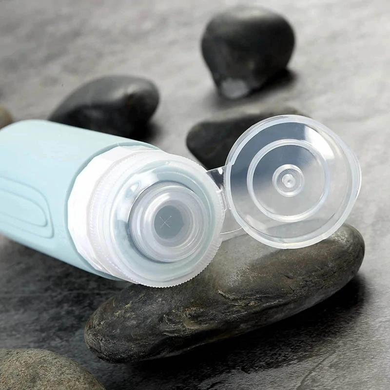 Silikónové cestovné fľaštičky do lietadla 100 ml