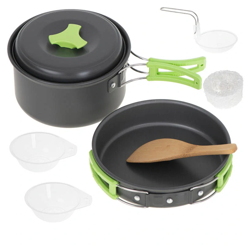 Turistický kempingový set riadu XL – hrniec a panvica