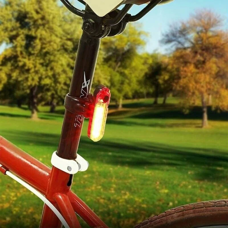 Súprava cyklistických LED svetiel USB predné + zadné