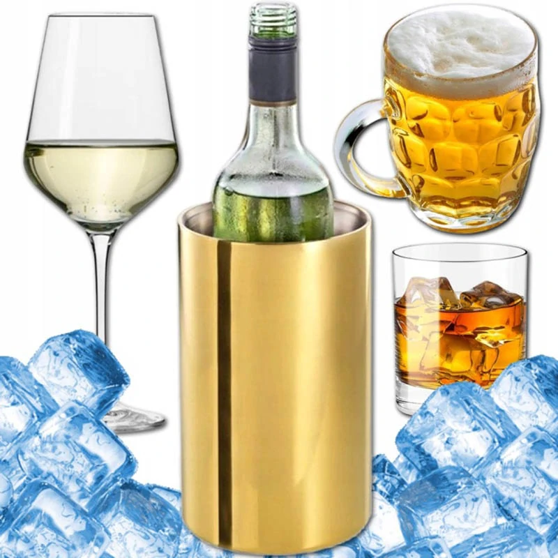Cooler na víno a vodku z nehrdzavejúcej ocele