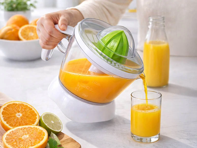 Elektrický odšťavovač na citrusy 0,7L 25W biely