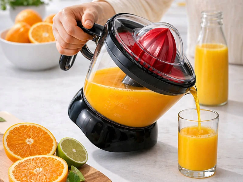 Elektrický odšťavovač na citrusy 0,7L 25W čierny