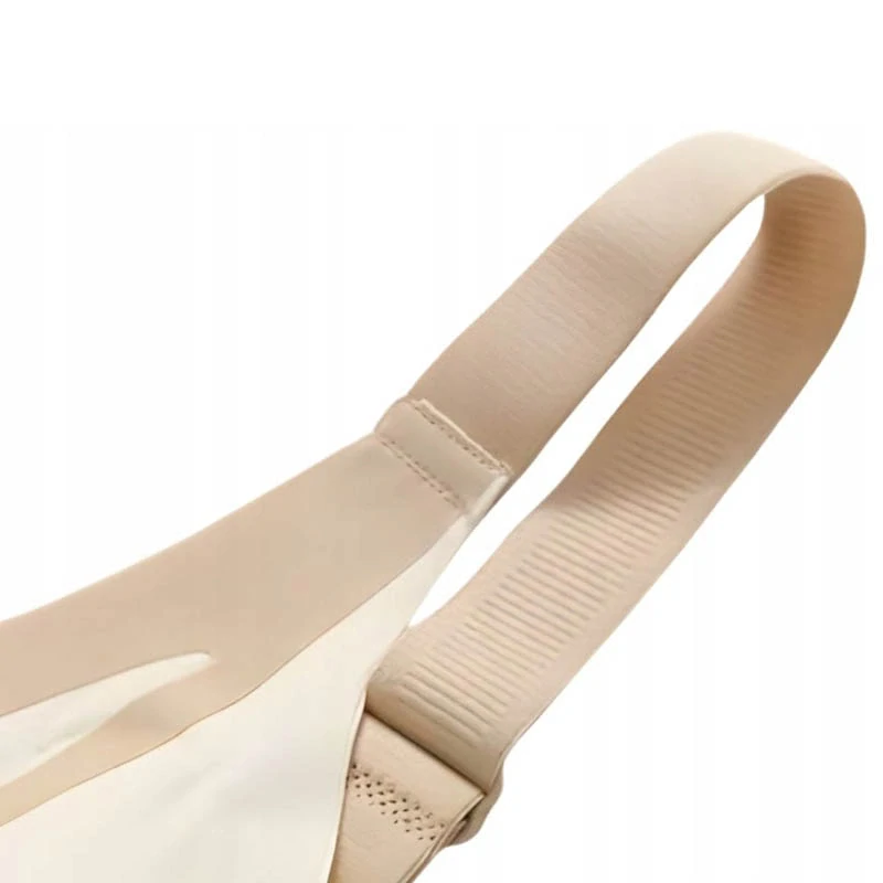 Dámska športová podprsenka push up 2XL biela