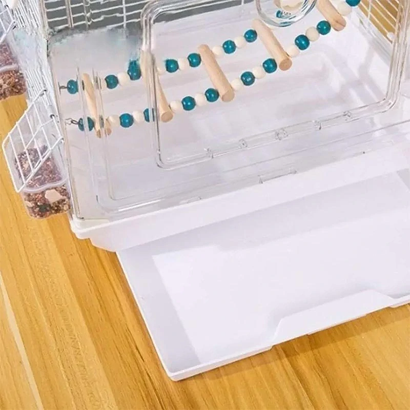 NUXIE® Vtáčia klietka pre papagáje 43 cm biela