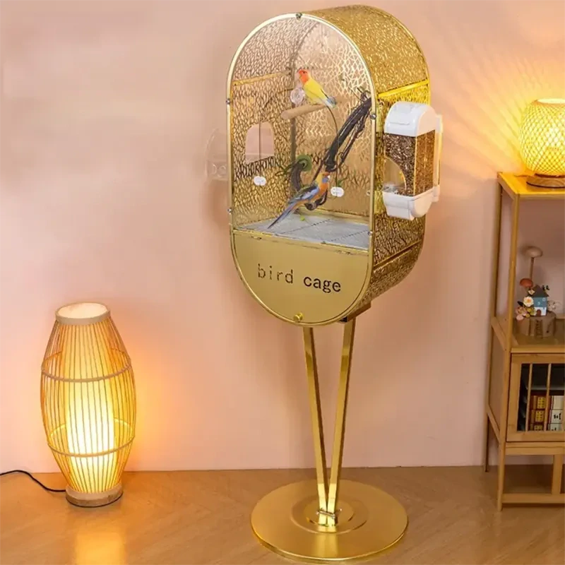 Zlatá voliéra pre vtáky NUXIE® RX26 128 cm