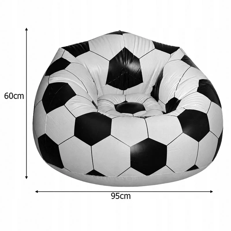 Nafukovacie kreslo futbalová lopta