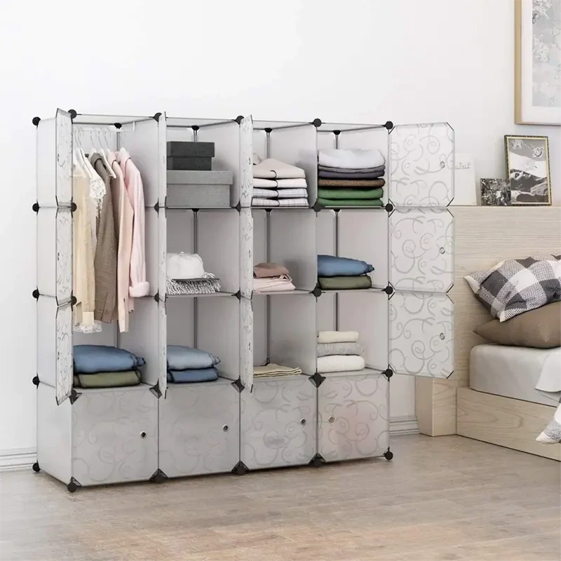 Modulárna skriňa HÖGLER ELEGANCE 16 modulov 144 x 144 x 37 cm