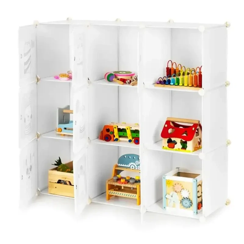Modulárna skriňa HÖGLER 9 modulov 109 x 109 x 37 cm zelená