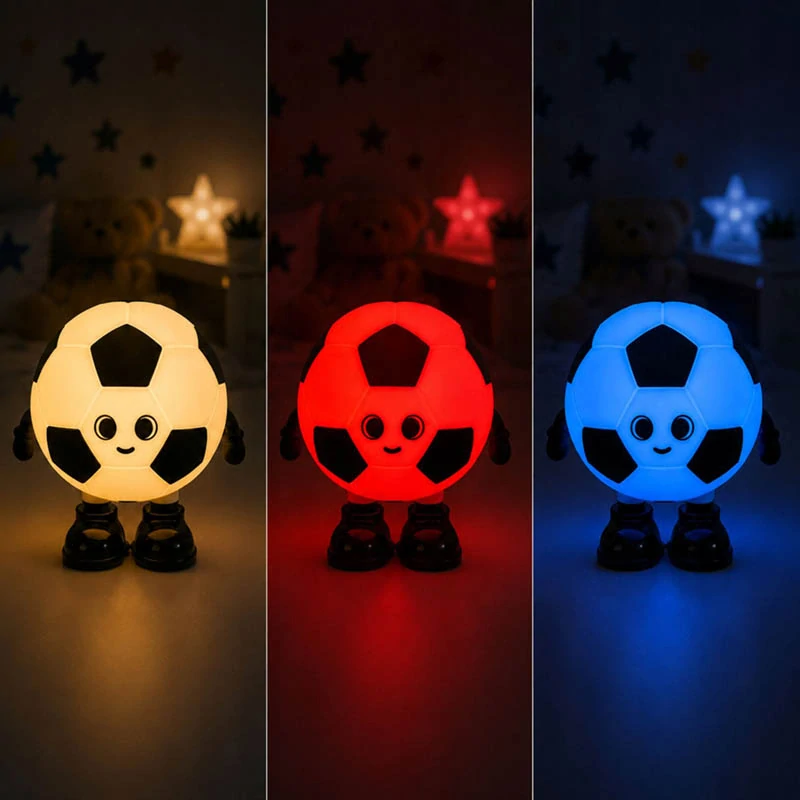 Nočná LED lampa Futbalová lopta