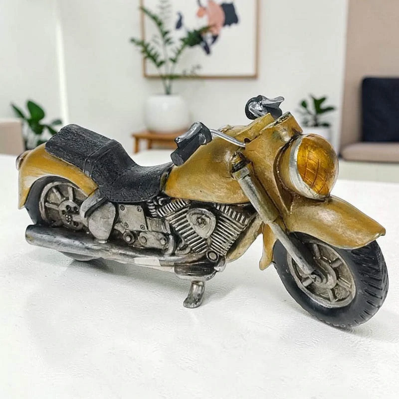 Dekoračný model motocykla Chopper zo živice 16 × 5 × 8 cm