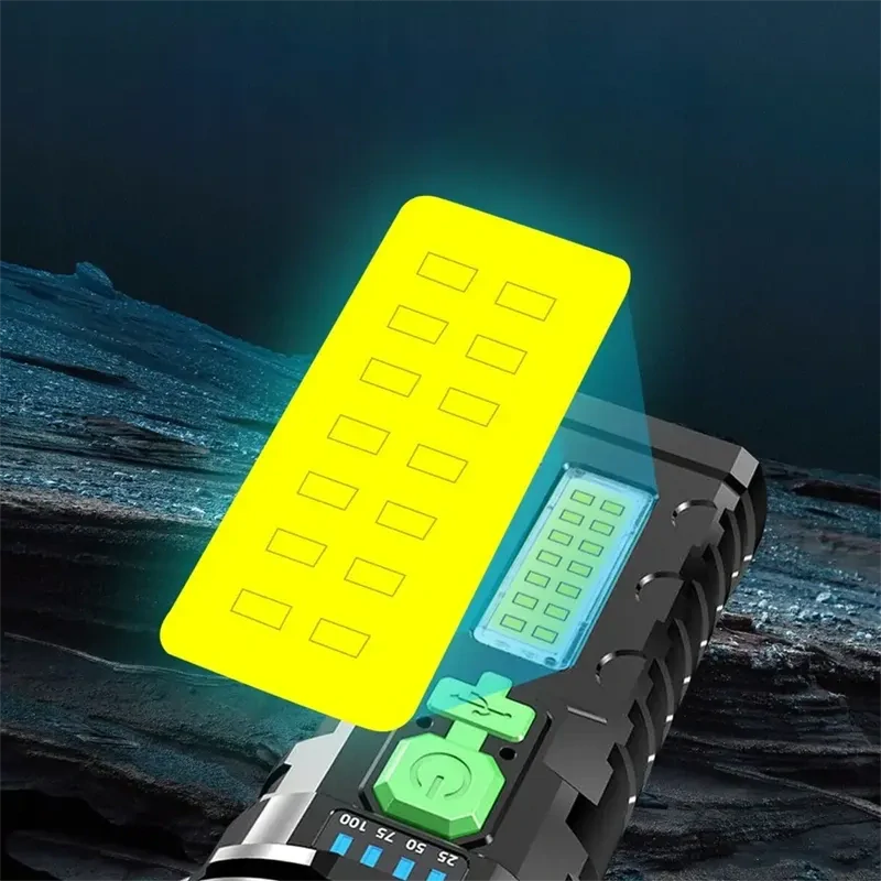 LED baterka GENETIC® s akumulátorom a COB osvetlením