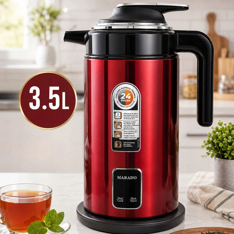 Rýchlovarná kanvica Marado 3,5 l 1500 W červená
