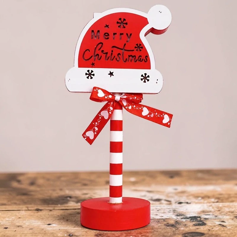 Vianočná LED dekorácia Merry Christmas na stojane