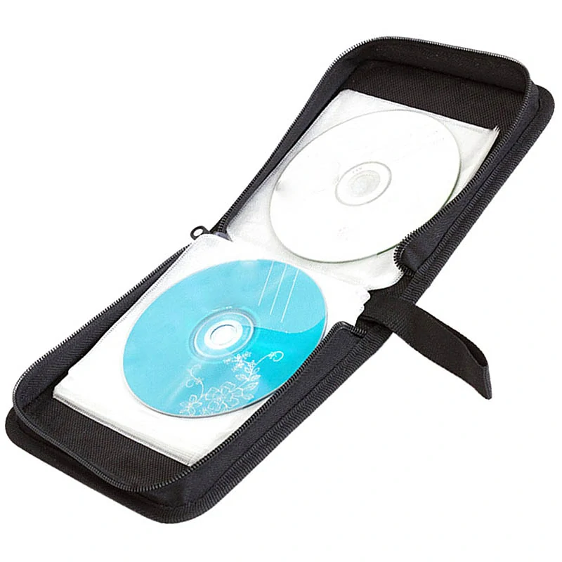 Puzdro na CD a DVD disky pre 40 kusov modré