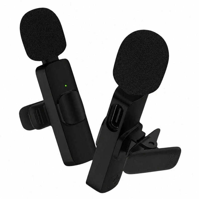 Bezdrôtové klopové mikrofóny USB-C 1 pár