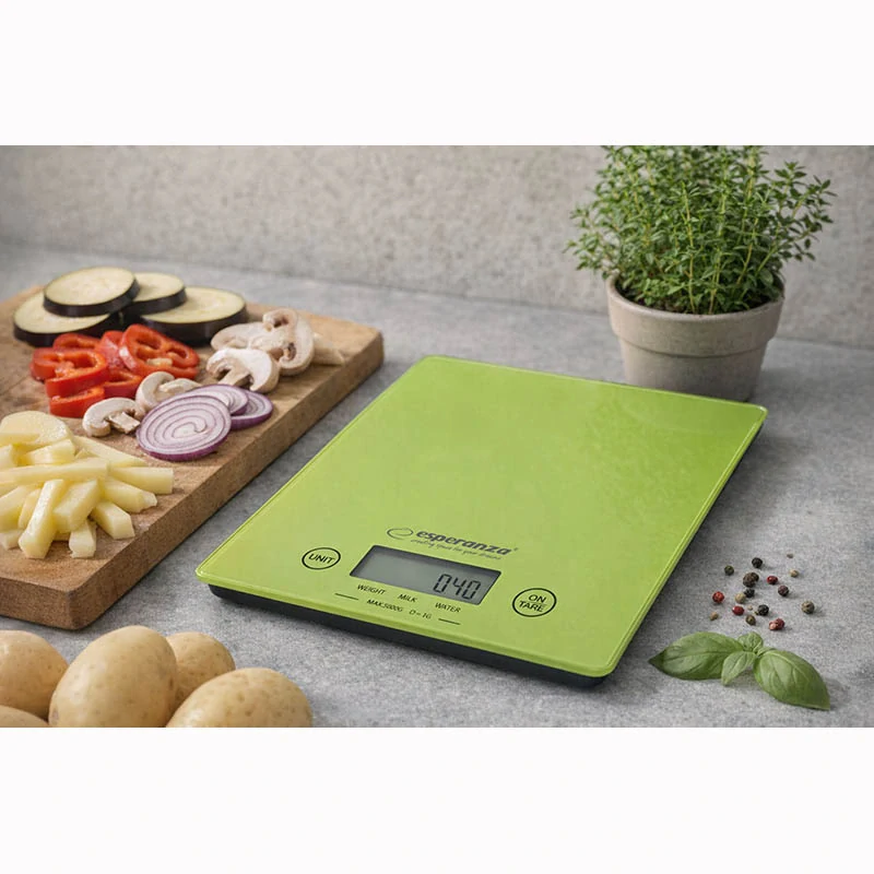 Digitálna kuchynská váha Esperanza LEMON Green do 5 kg