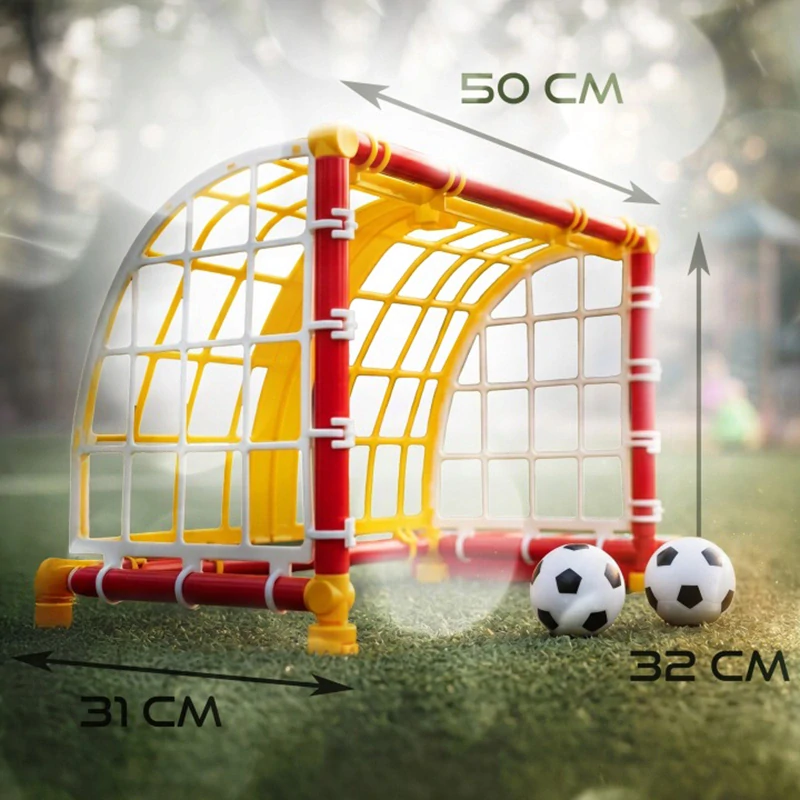 Interaktívna futbalová bránka s 2 loptami