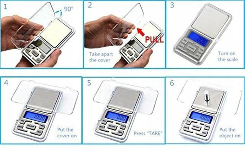 Digitálna presná váha 200 g / 0,1 g