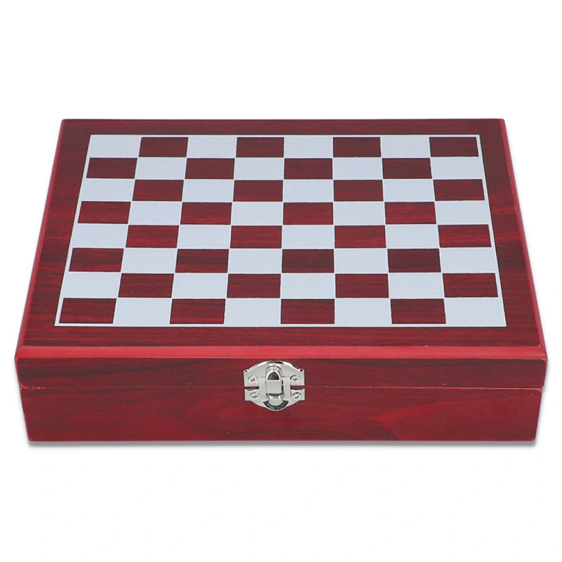 Ploskačka 240 ml v darčekovej kazete Chess – šachový set