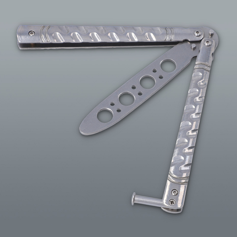 Nôž motýlik tréningový silver III. 22/10cm