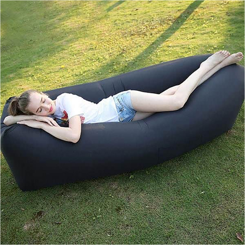 Lazy bag - Nafukovacia sofa čierna