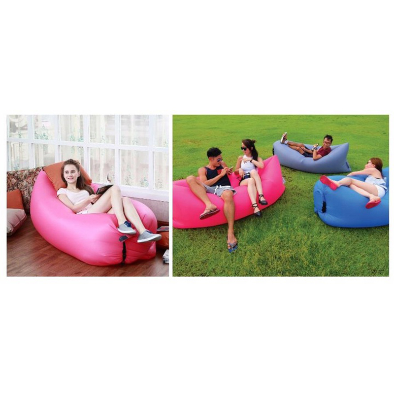 Lazy bag - Nafukovacia sofa ružová