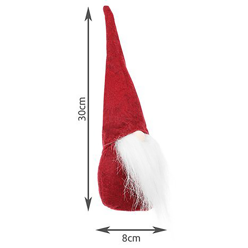 Vianočný stojací škriatok červený 30cm